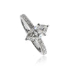 IGI Certified Lab Grown Diamond Fancy-Cut Pave Cluster Ring — 14K/18K Solid Gold