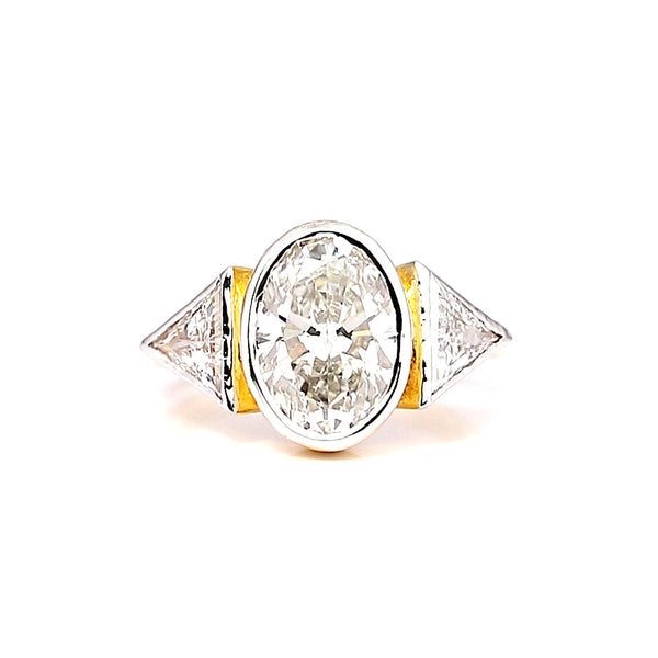 IGI Certified Lab Grown Diamond Three-Stone Ring, 1.00ct tw — 14K/18K Solid Gold