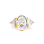 IGI Certified Lab Grown Diamond Three-Stone Ring, 1.00ct tw — 14K/18K Solid Gold