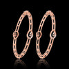 IGI Certified Lab Grown Diamond Pavé Bangle — 18K Solid Gold, 0.88 Carat