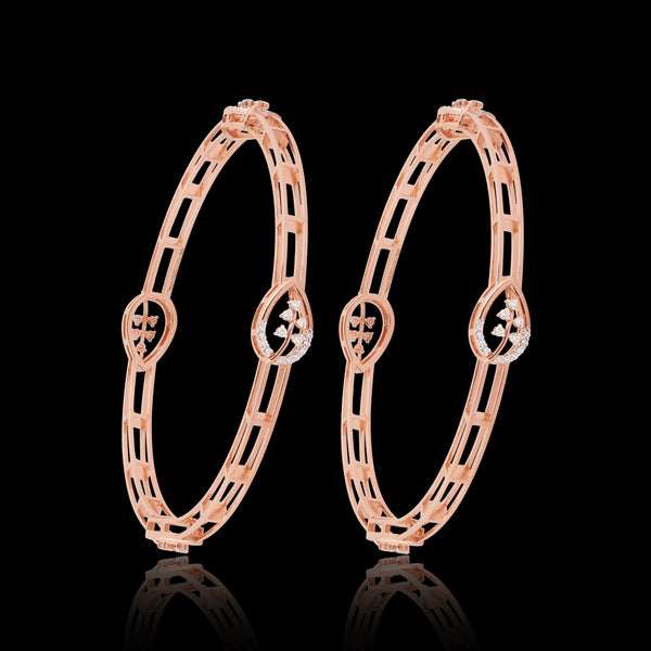 IGI Certified Lab Grown Diamond Pavé Bangle — 18K Solid Gold, 0.88 Carat