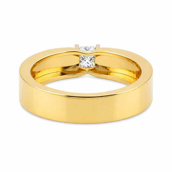 IGI Certified Lab Grown Diamond Round-Cut Solitaire Ring — 18K Solid Gold