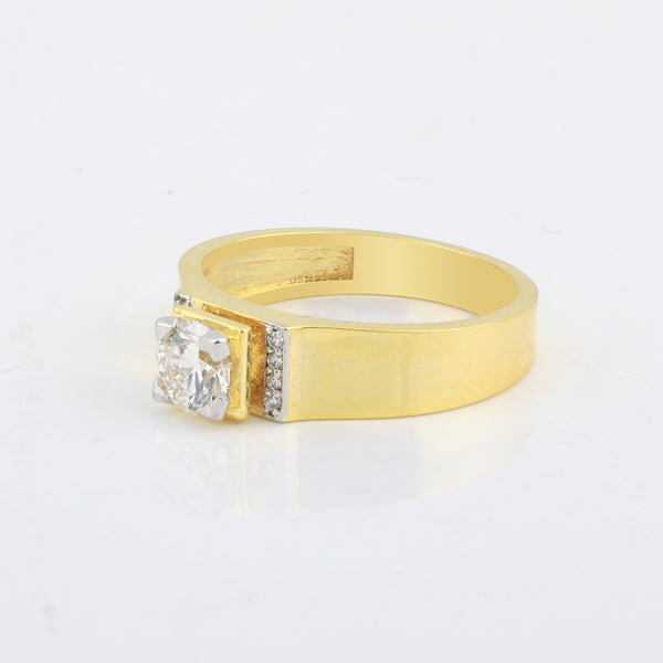 IGI Certified Lab Grown Diamond Round-Cut Ring — Solid 14K and 18K Gold