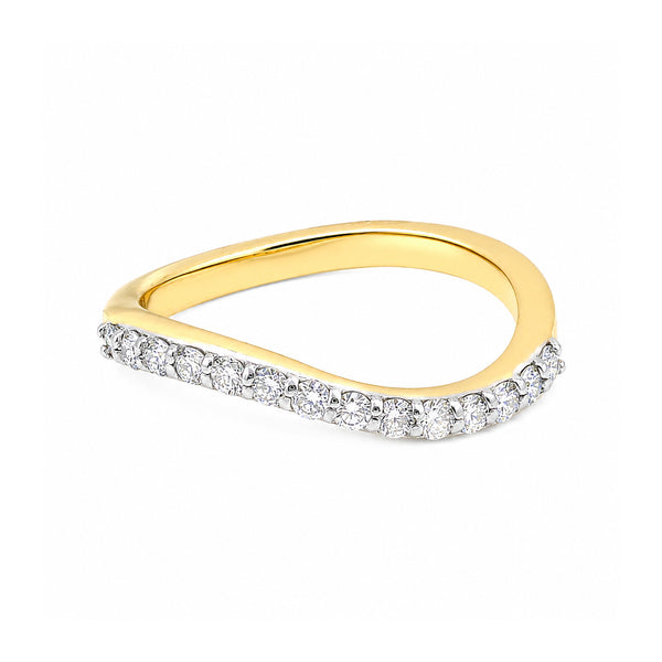 IGI Certified Lab Grown Diamond Round-Cut Halo Ring — 18K Solid Gold