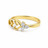 IGI Certified Lab Grown Diamond Round-Cut Three-Stone Ring — 14K/18K Solid Gold