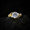 IGI Certified Lab Grown Diamond Round-Cut Halo Ring — 18K Solid Gold