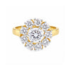 IGI Certified Lab Grown Diamond Round-Cut Halo Ring — 14K/18K Solid Gold