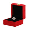 IGI Certified Lab Grown Diamond Round-Cut Halo Ring — 14K/18K Solid Gold