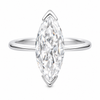 Certified 5.80ct VS1 White Moissanite Handmade Ring 18K Gold Plated