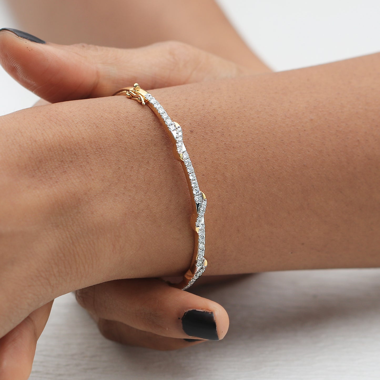 0.99ct Natural Diamond Tennis Bracelet