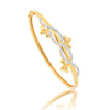 0.55ct Natural Diamond Infinity Leaf Bangle