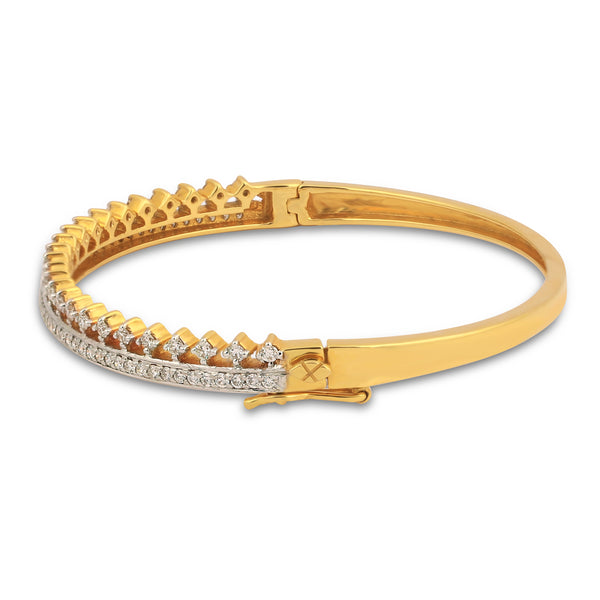 1.18ct Natural Diamond Tennis Bracelet | 18K Solid Gold | IGI Certified
