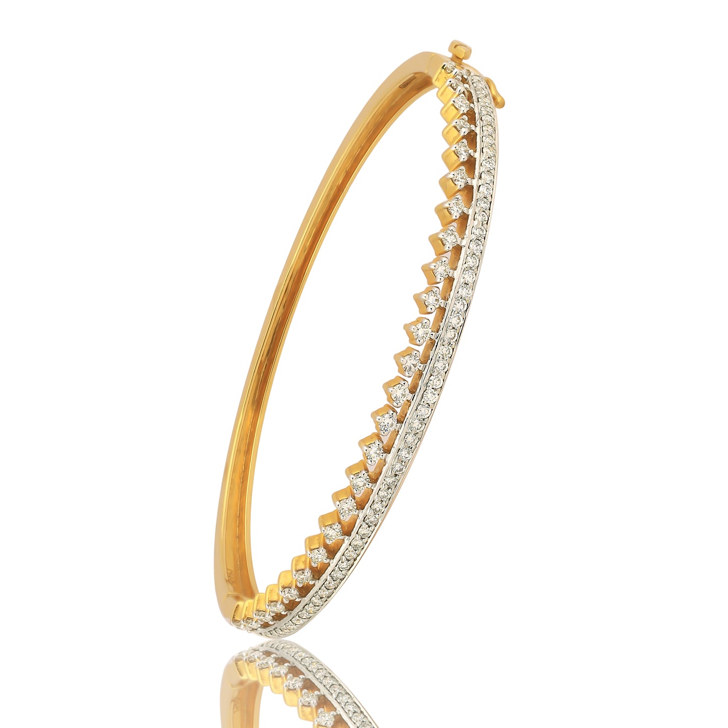 1.18ct Natural Diamond Tennis Bracelet | 18K Solid Gold | IGI Certified