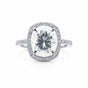 3.50 Ct Round Cut Lab Grown Diamond Ring — VS1 Clarity, 18k Gold Vermeil
