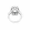 Close-up of round brilliant cut lab diamond, VS1 clarity grade, full sparkle