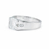 4.0 Ct White Moissanite Radiant Solitaire Ring - 925 Sterling Silver Gold Vermeil