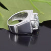 5.95 Ct White Moissanite Round Solitaire Ring - 925 Sterling Silver Gold Vermeil