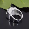 5.95 Ct White Moissanite Round Solitaire Ring - 925 Sterling Silver Gold Vermeil