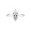 2.01 carat marquise cut lab-grown diamond ring in 18k gold vermeil setting