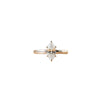 1.50 Ct Certified Marquise Cut White Moissanite Ring In 18K Gold Plated