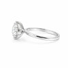 5.3ct DEW White Moissanite Round Solitaire Ring