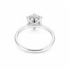 5.3ct DEW White Moissanite Round Solitaire Ring