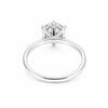 925 sterling silver inner band with 18k gold vermeil finish on solitaire ring