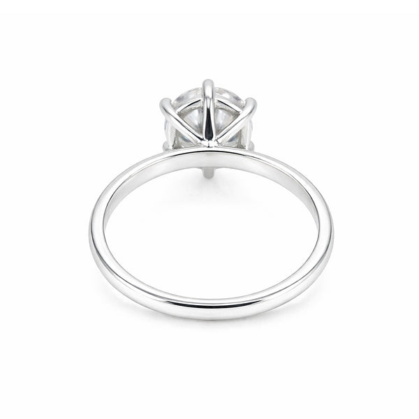 925 sterling silver inner band with 18k gold vermeil finish on solitaire ring