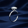 5.3ct DEW White Moissanite Round Solitaire Ring