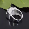 Certified 5.95 Ct Round Cut White Moissanite Ring For Mother's Day 18K Gold Plated 18K Gold Plated