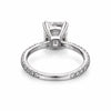 5.20 Ct Emerald Cut Certified White Solitaire Moissanite Ring 18K Gold Plated Verme 18K Gold Plated