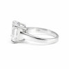5.7ct DEW White Moissanite Asscher Solitaire Ring
