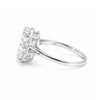 Marquise 2.5ct lab diamond ring worn on hand, elongating finger styling
