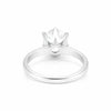 5.2ct DEW White Moissanite Round Solitaire Ring