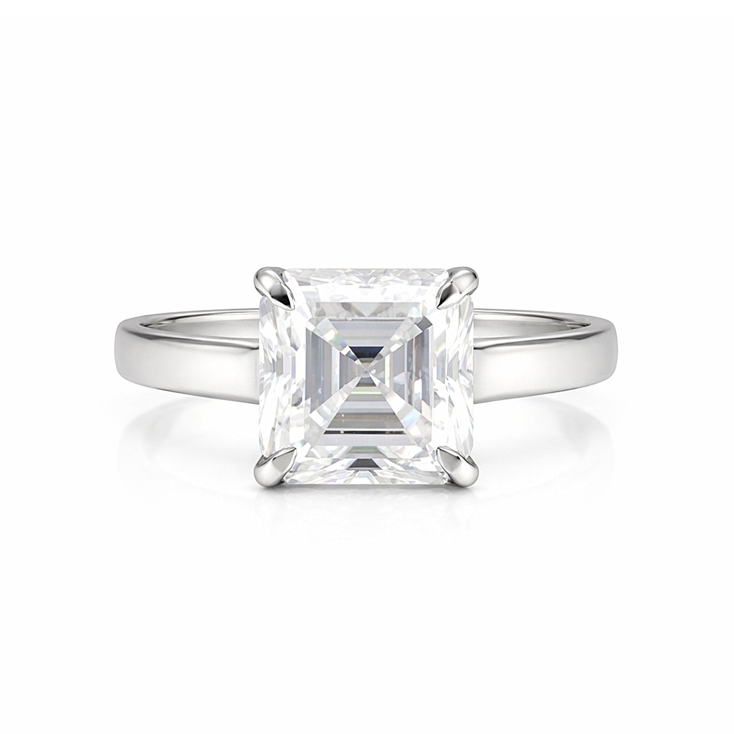 Asscher Cut Rings