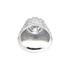 3.60 Ct Round Cut Lab Grown Diamond Ring — VS1 Clarity, 18k Gold Vermeil