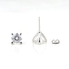 4.00 Ct White Moissanite Stud Earrings Gold Vermeil Gift for Women Anniversary