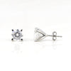 4.00 Ct White Moissanite Stud Earrings Gold Vermeil Gift for Women Anniversary