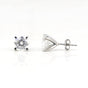 4.00 Ct White Moissanite Stud Earrings Gold Vermeil Gift for Women Anniversary