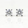 4.00 Ct White Moissanite Stud Earrings Gold Vermeil Gift for Women Anniversary