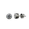 2 Ct Round Cut Lab Grown Diamond Stud Earrings — VS1 Clarity, 18k Gold Vermeil