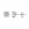 2.80 Ct Round Cut Lab Grown Diamond Stud Earrings — VS1 Clarity, 18k Gold Vermeil