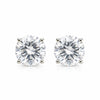 7.80 ct DEW Off White Moissanite Stud Earrings Gold Vermeil Gift for Special Event
