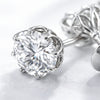 2 Carat Round Lab Diamond Solitaire Studs