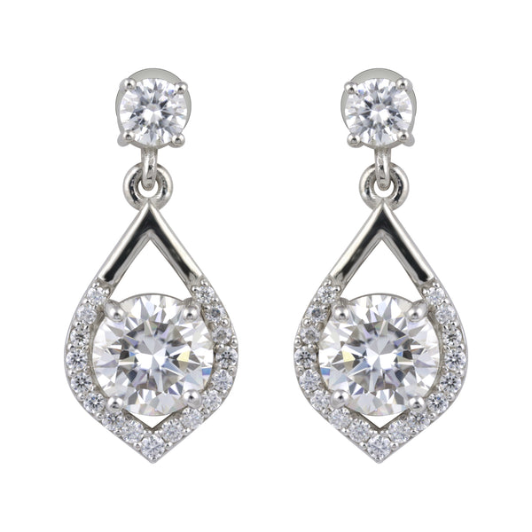 6 Ct Lab Created Round Diamond Studs | VS1 | 18k Gold Vermeil | Anniversary Gift Her
