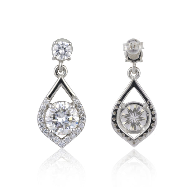 6 Ct Lab Created Round Diamond Studs | VS1 | 18k Gold Vermeil | Anniversary Gift Her