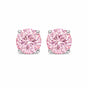 2.60 ct DEW Pink Moissanite Stud Earrings Gold Vermeil – Gift for Her Sparkle Deal