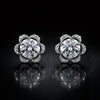 2.50 Ct Round Cut Lab Grown Diamond Stud Earrings — VS1 Clarity, 18k Gold Vermeil