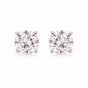 3.00 ct DEW Pink Moissanite Stud Earrings Gold Vermeil – Elegant Birthday Jewelry