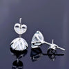 5.20 Ct Off-White Moissanite Stud Earrings Gold Vermeil – Sparkling Gift Deal